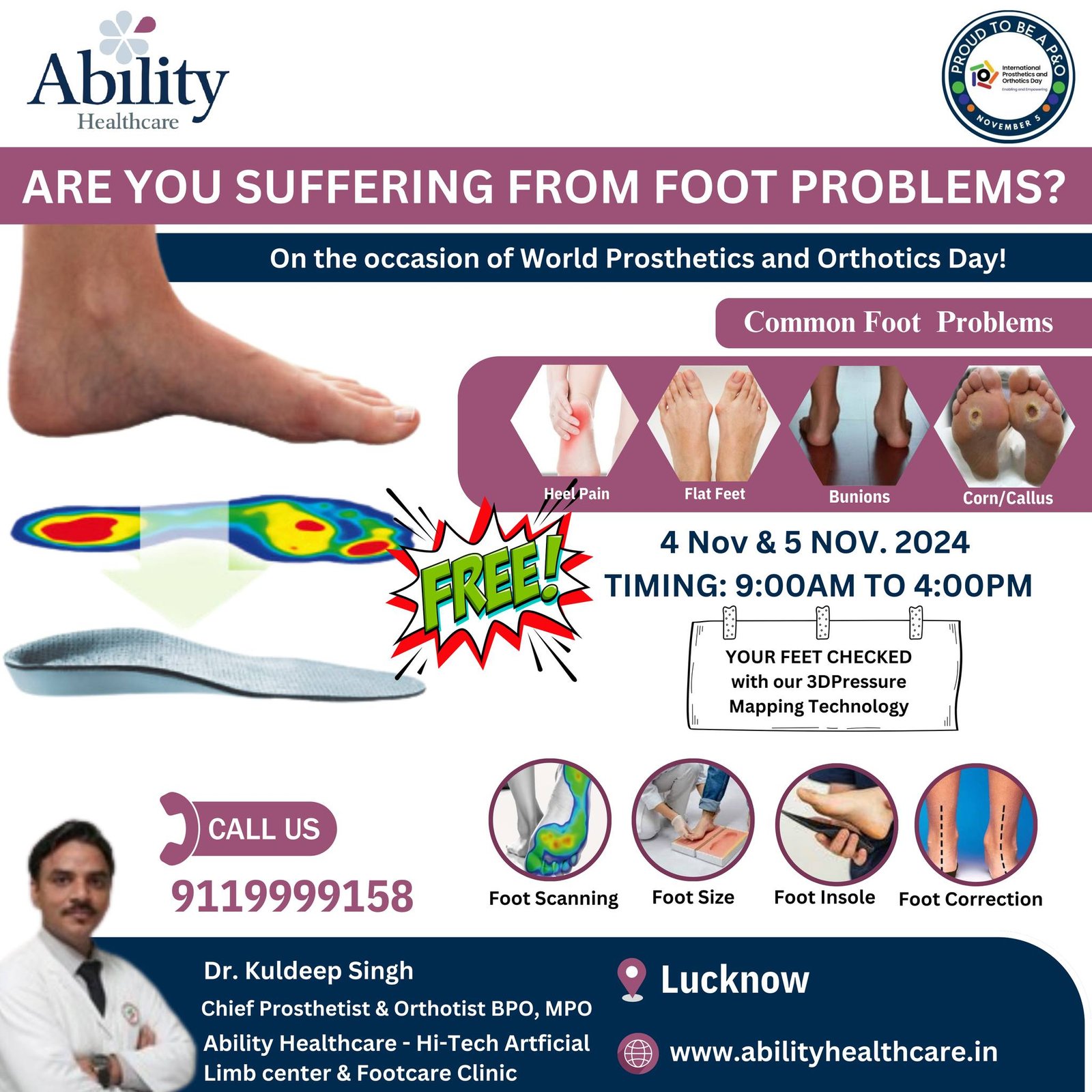 Are you suffering from foot problems?