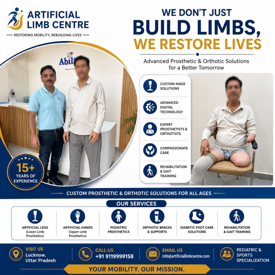 build limbs we restore lives